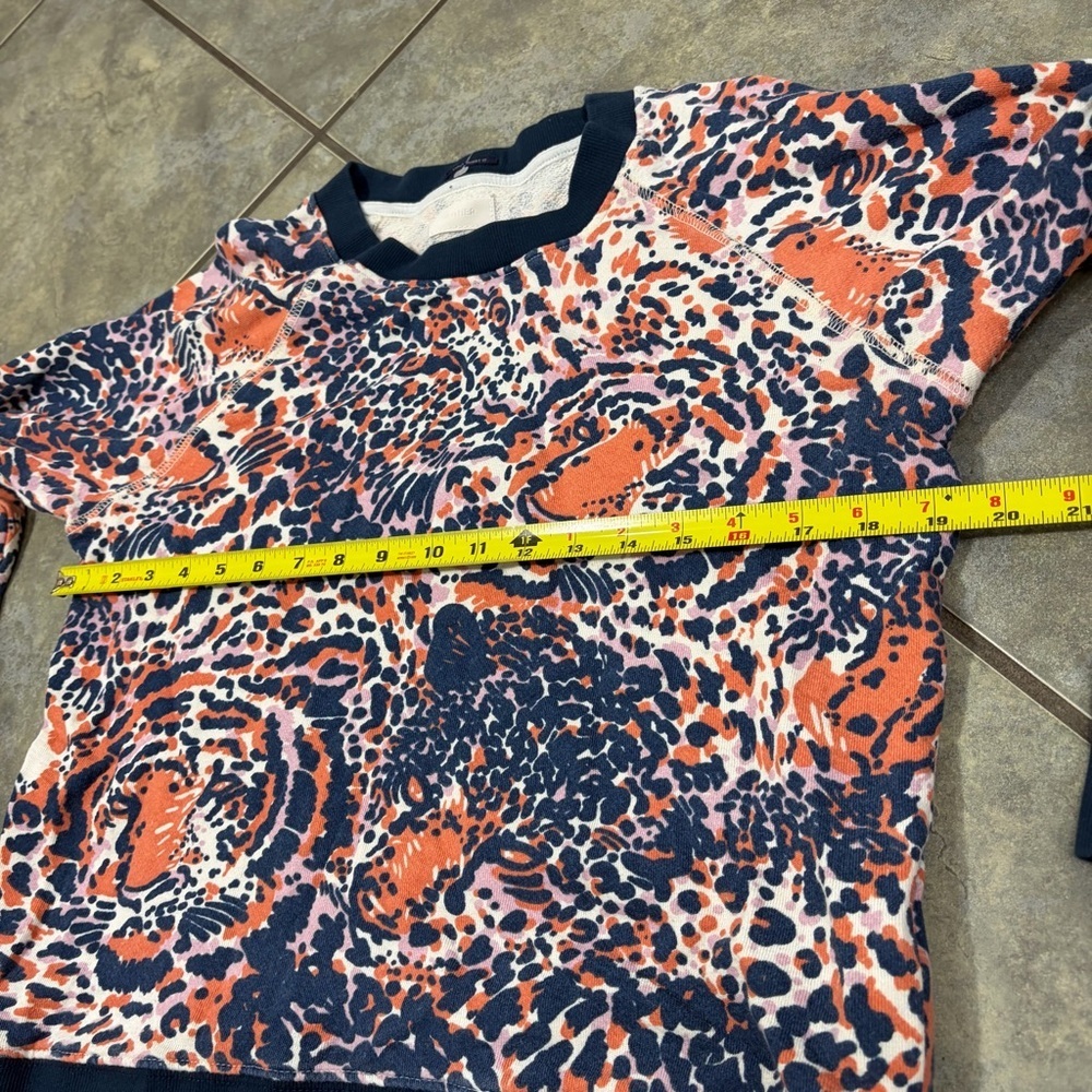 Mother Denim Womens Tigers Prints sweatshirt Sz M - Picture 10 of 13